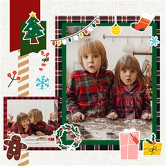 Personalized Christmas ScrapBook Page 12  x 12 