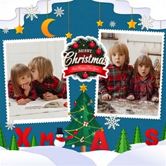 Personalized Christmas ScrapBook Page 12  x 12 