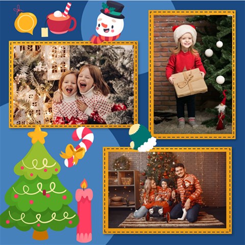 Personalized Christmas Scrapbook Page 12  X 12  By Joe 12 x12  Scrapbook Page - 2