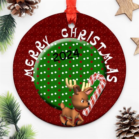 Merry Christmas Name And Year By Oneson Front