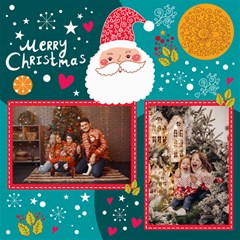 Personalized Christmas Scrapbook Page 8  X 8 