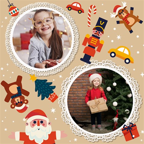 Personalized Christmas Scrapbook Page 8  X 8  By Joe 8 x8  Scrapbook Page - 2