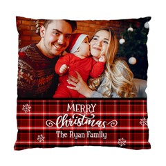 Christmas Plaid Photo - Standard Cushion Case (One Side)