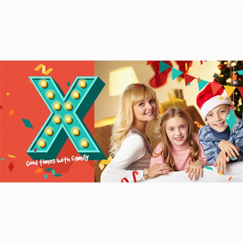 Xmas By Oneson 8 x4  Photo Card - 2