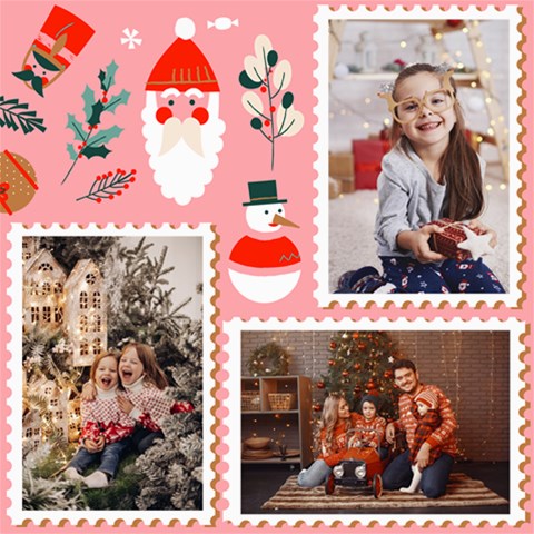 Personalized Christmas Scrapbook Page 8  X 8  By Joe 8 x8  Scrapbook Page - 1