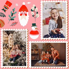 Personalized Christmas Scrapbook Page 8  X 8 