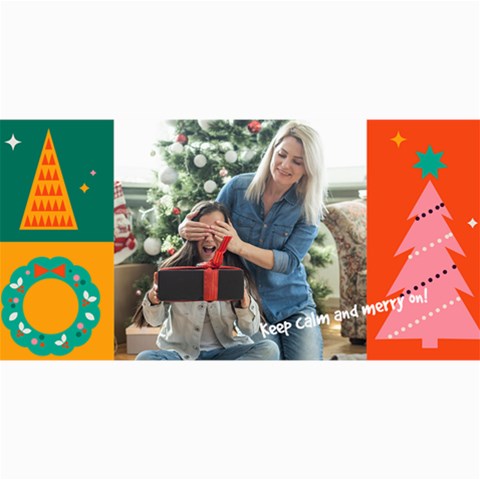 Xmas By Oneson 8 x4  Photo Card - 3