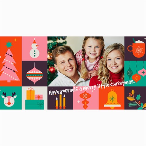 Xmas By Oneson 8 x4  Photo Card - 6