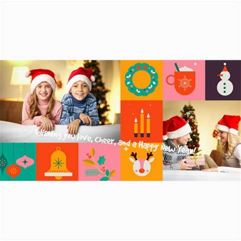 Xmas By Oneson 8 x4  Photo Card - 10
