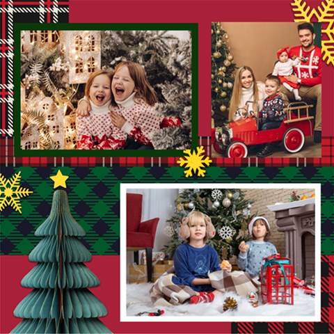 Personalized Christmas Scrapbook Page 12  X 12  By Joe 12 x12  Scrapbook Page - 1