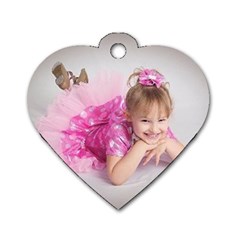 Tessa Dog Tag - Dog Tag Heart (Two Sides)