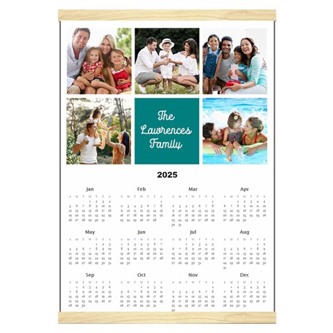 Personalized Family Calendar By Joe Front - Jan 2025