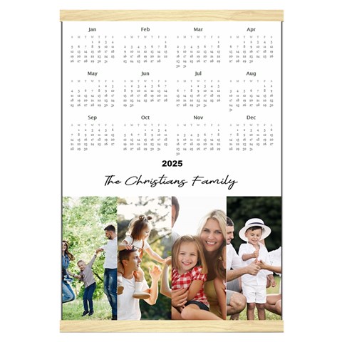 Personalized Family Calendar By Joe Front - Jan 2025