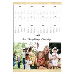 Personalized Family Calendar - Canvas Yearly Calendar 16  x 22 