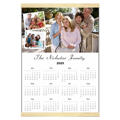 Personalized Family Calendar By Joe Front - Jan 2025
