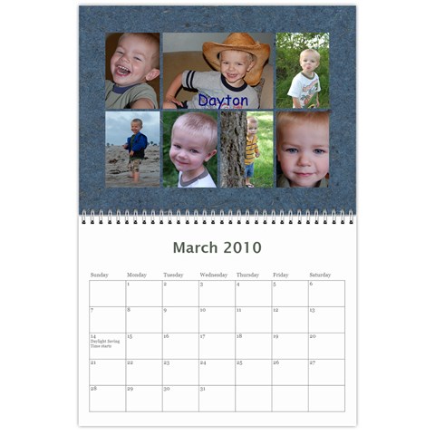 2010 Calendar By Sarah Mar 2010