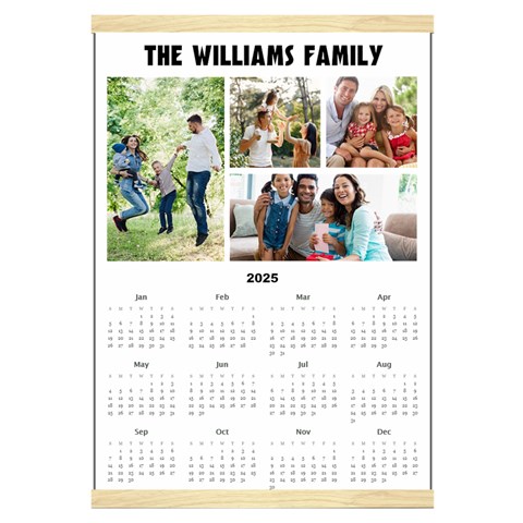 Personalized Family Calendar By Joe Front - Jan 2025
