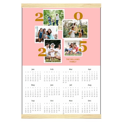 Personalized Family Calendar By Joe Front - Jan 2025