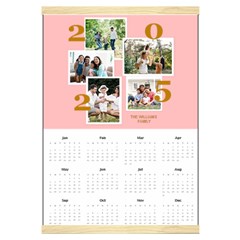 Personalized Family Calendar - Canvas Yearly Calendar 16  x 22 