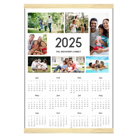 Personalized Family Calendar By Joe Front - Jan 2025