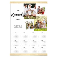 Personalized Family Calendar - Canvas Yearly Calendar 16  x 22 