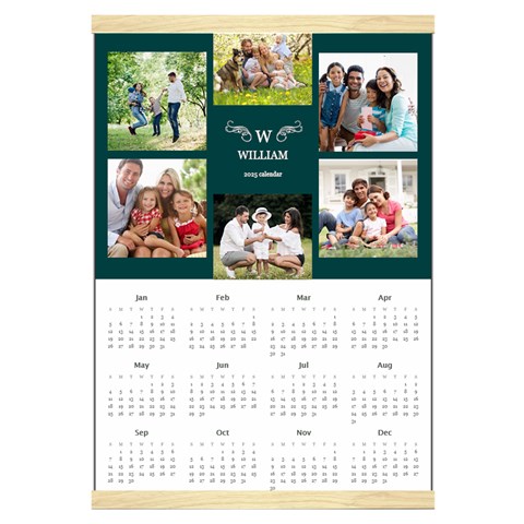 Personalized Family Calendar By Joe Front - Jan 2025