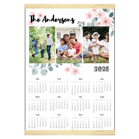 Personalized Family Calendar By Joe Front - Jan 2025