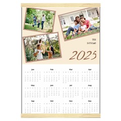 Personalized Family Calendar - Canvas Yearly Calendar 16  x 22 