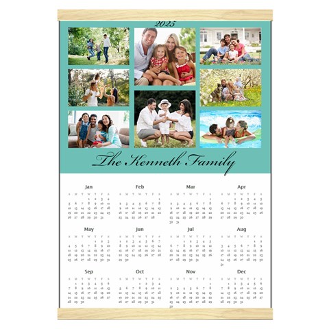 Personalized Family Calendar By Joe Front - Jan 2025