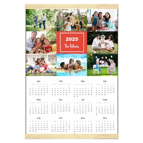 Personalized Family Calendar By Joe Front - Jan 2025