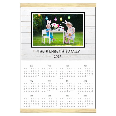 Personalized Family Calendar By Joe Front - Jan 2025