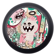 Monster Illustration Dento Box - Dento Box with Mirror