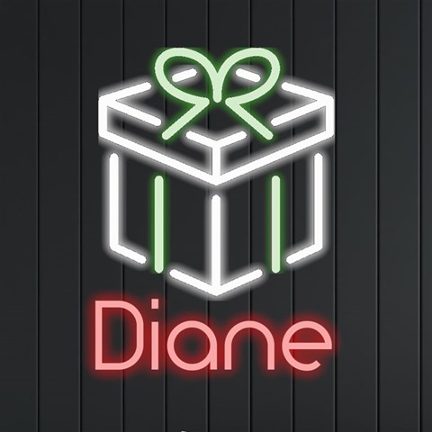 Personalized Christmas Preseent Name By Joe Front