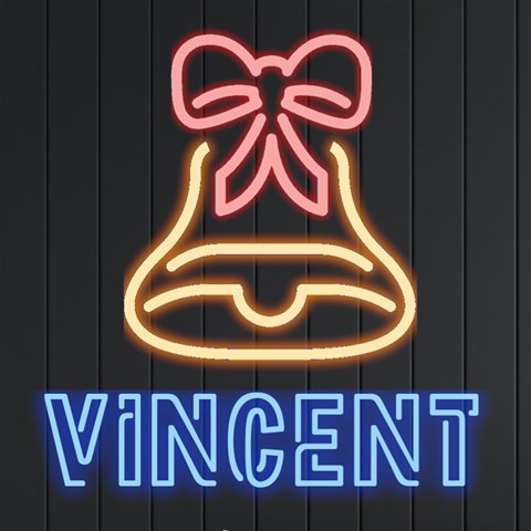 Personalized Christmas Bell Name By Joe Front