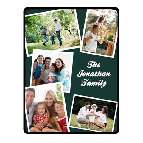Family Name Small Blanket By Joe 50 x40  Blanket Front