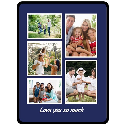 Family Name Large Blanket By Joe 80 x60  Blanket Front