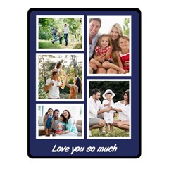 Family Name Small Blanket - Fleece Blanket (Small)