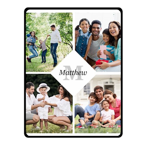 Family Name Small Blanket By Joe 50 x40  Blanket Front