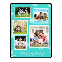 Family Name Small Blanket - Fleece Blanket (Small)