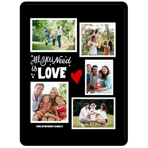 Family Name Large Blanket By Joe 80 x60  Blanket Front