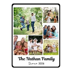 Family Name Small Blanket - Fleece Blanket (Small)