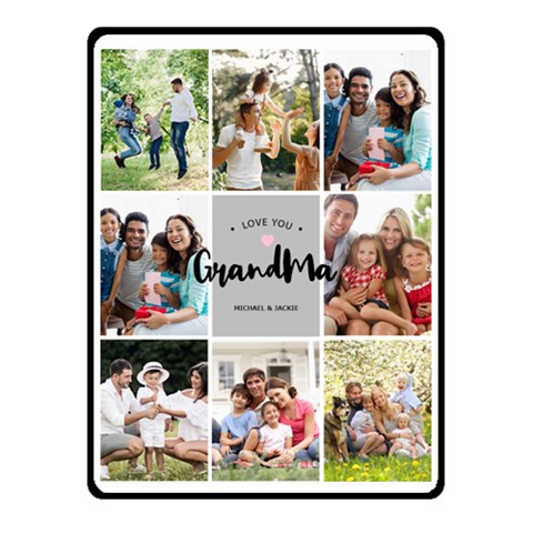 Personalized Love You Small Blanket By Joe 50 x40  Blanket Front