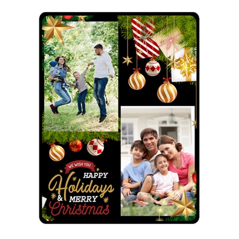 Christmas Family Small Blanket By Joe 50 x40  Blanket Front