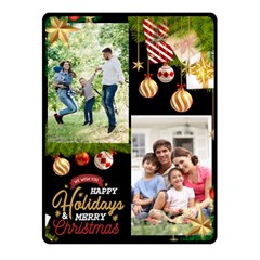 Christmas Family Small Blanket - Fleece Blanket (Small)