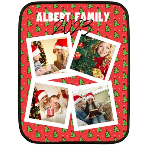 Xmas Photo Blanket By Oneson 35 x27  Blanket