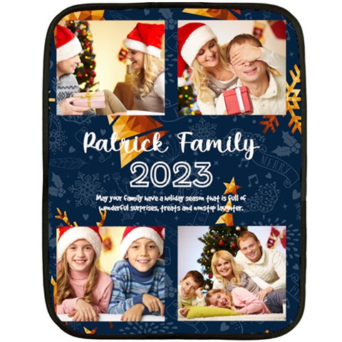 Xmas Photo Blanket By Oneson 35 x27  Blanket
