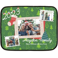 xmas photo blanket - Fleece Blanket (Mini)