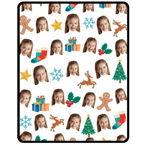 Christmas Photo Medium Blanket By Joe 60 x50  Blanket Front