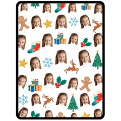 Christmas Photo Large Blanket - Fleece Blanket (Large)