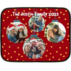 xmas photo blanket - Fleece Blanket (Mini)